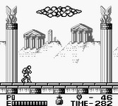 une photo d'Ã©cran de Castlevania 2 - Belmont s Revenge sur Nintendo Game Boy
